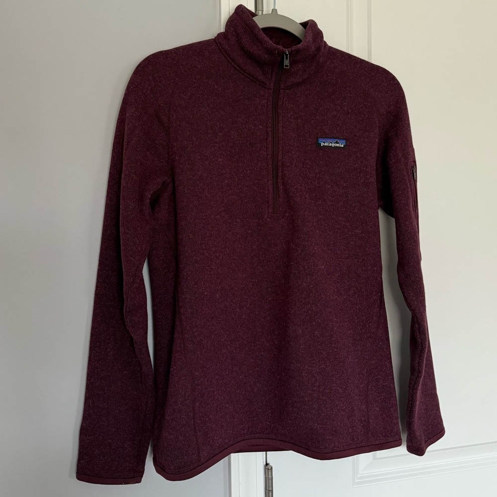 Patagonia Maroon Quarter Zip